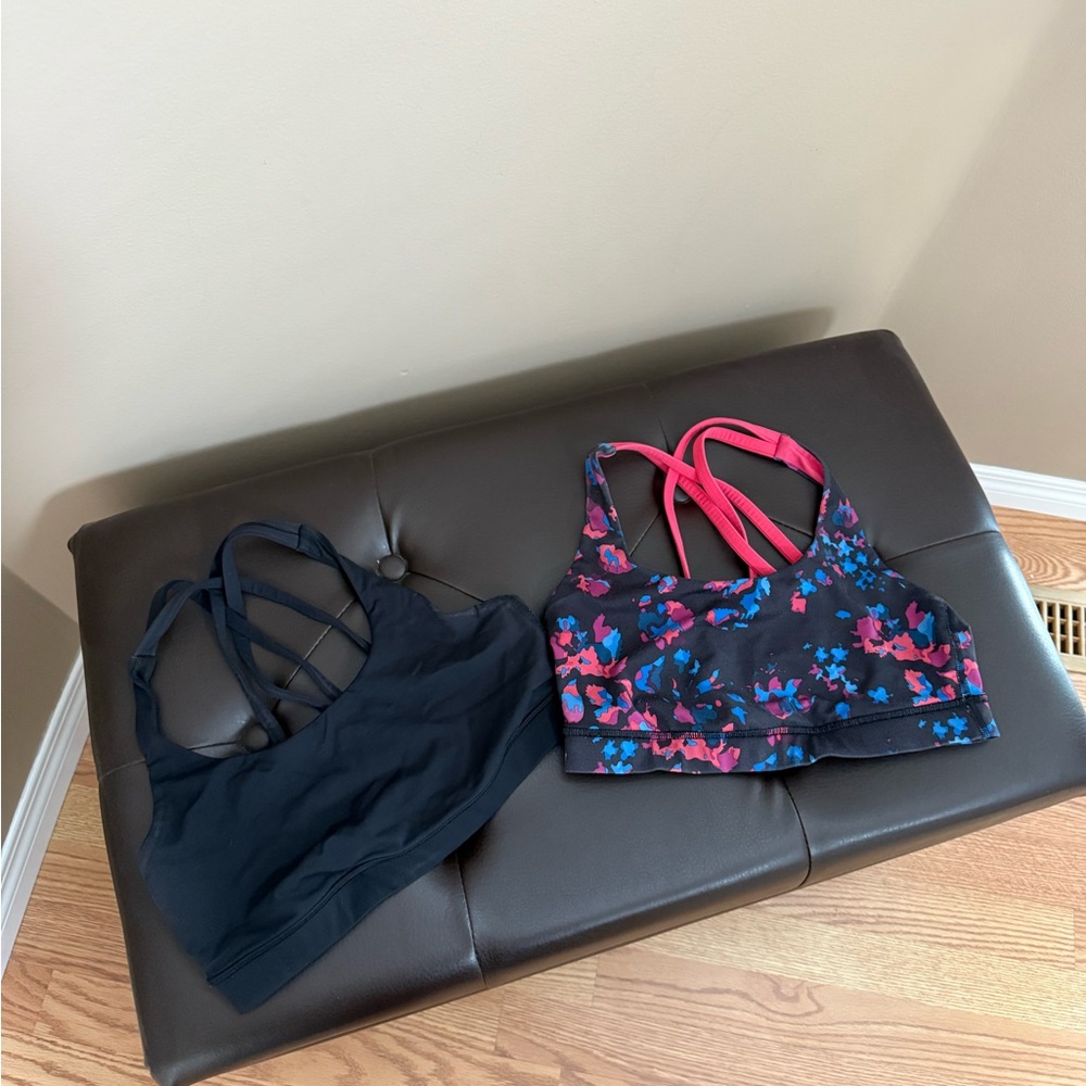 Lululemon Energy Bra (Medium Support, B-D cups) x2